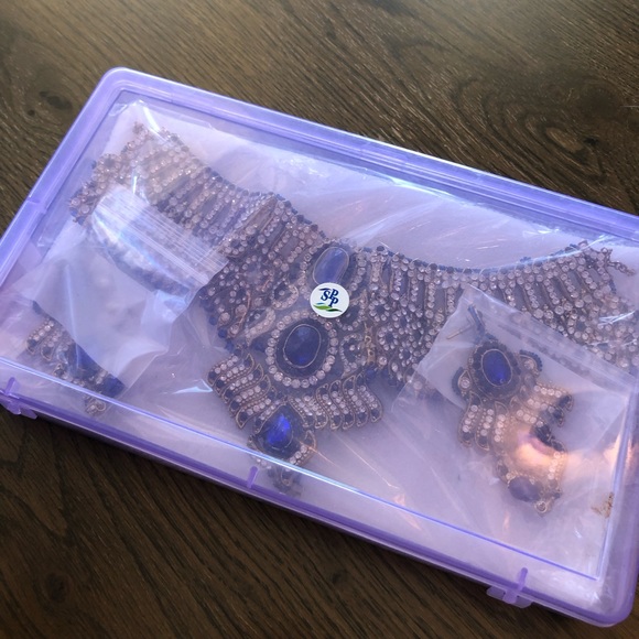 Blue Necklace Set - Picture 9 of 10